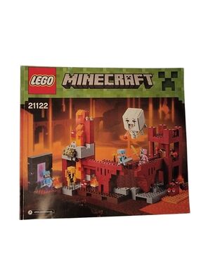 2015 Lego Minecraft #21122 The Nether Fortress Manual Only
